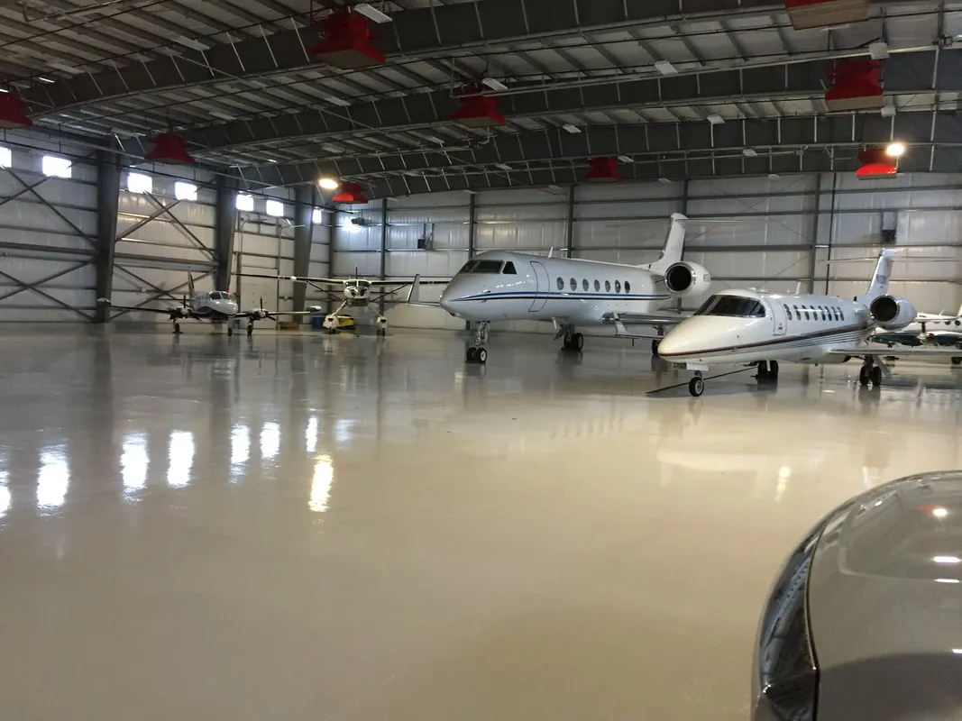 Flake Floor epoxy floor — Residential garage — by LB Epoxy Flooring