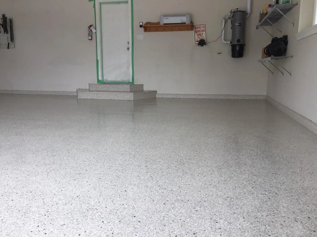 Scottsdale epoxy floor — Flake colour — by LB Epoxy Flooring