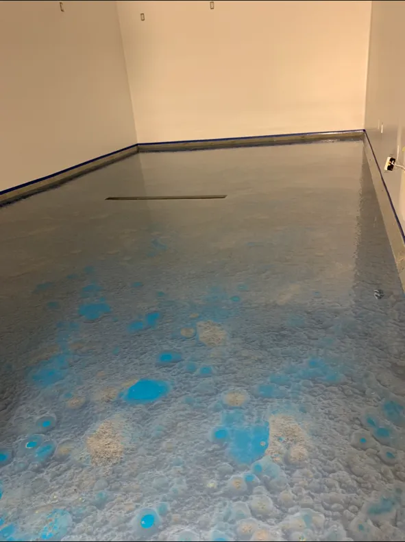Metallic Floor epoxy floor — Feature space — by LB Epoxy Flooring