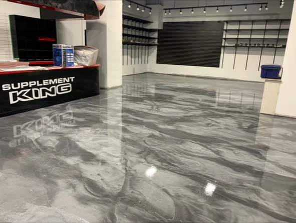 Commercial Install epoxy floor — Burnaby, BC — by LB Epoxy Flooring